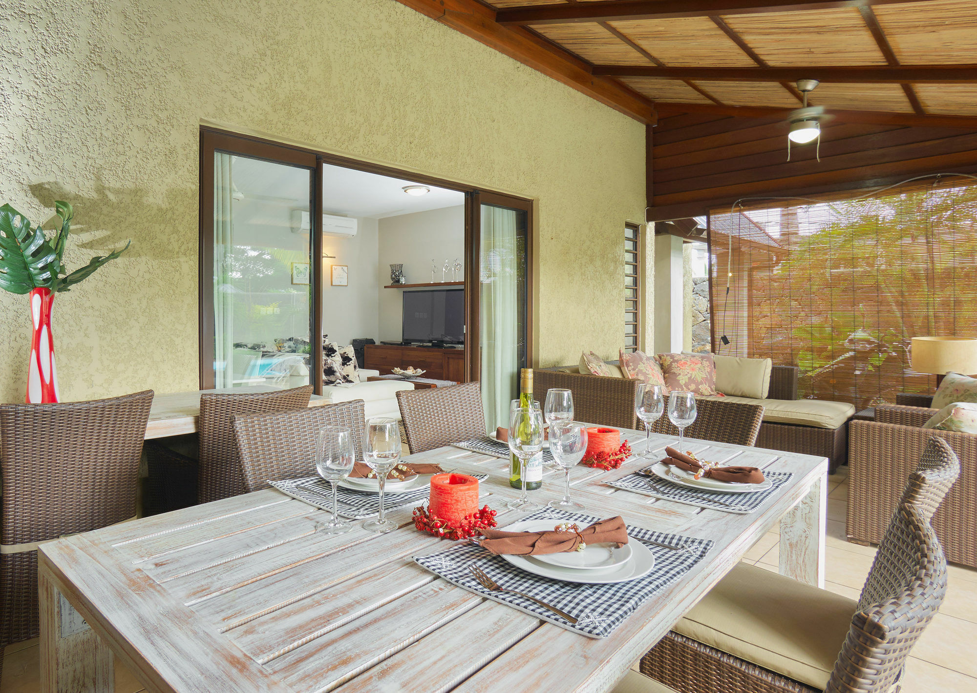 Bel Azur Beach Residence With Lov Trou aux Biches Exteriör bild