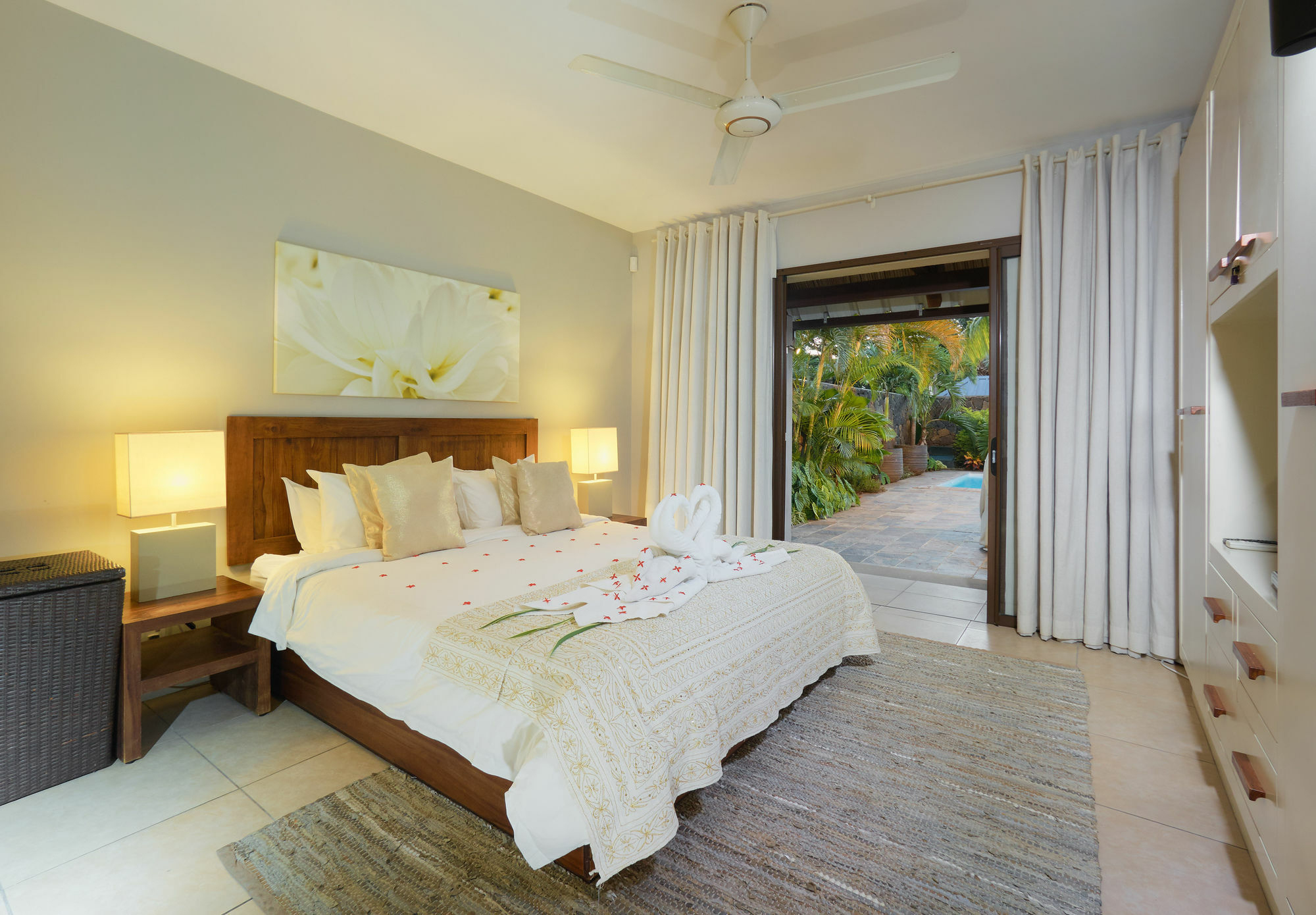 Bel Azur Beach Residence With Lov Trou aux Biches Exteriör bild